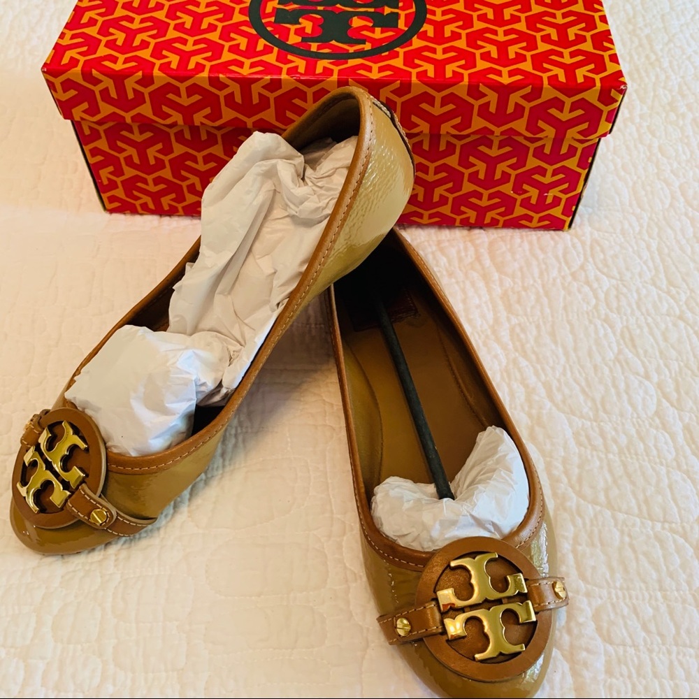 Tory Burch patent flats